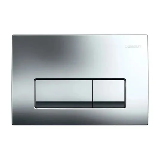 Geberit Delta50 - chromuotas, blizgus valdymo pultelis, 115.119.21.1