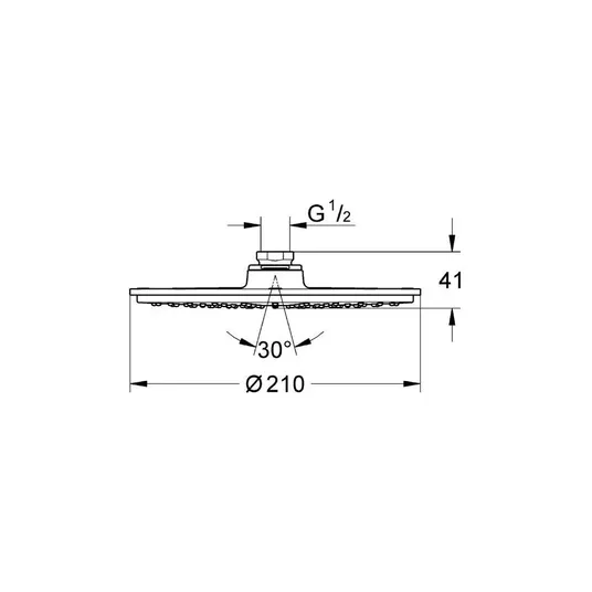 Grohe Rainshower - Duššpea Cosmopolitan, kroom 28368000