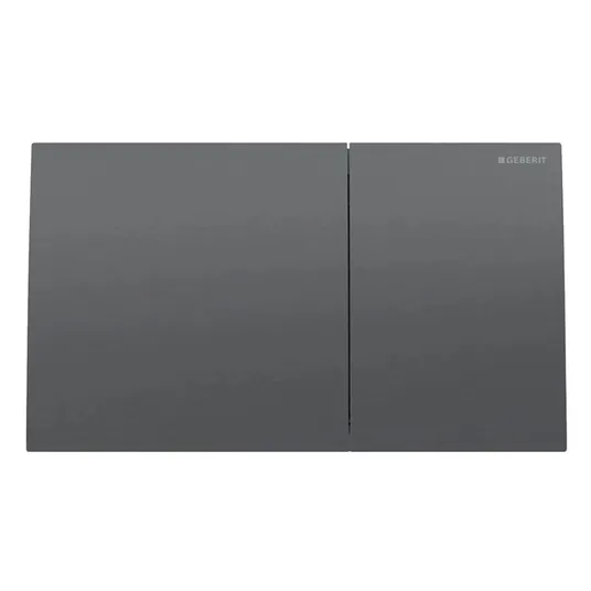 Geberit Sigma70 - WC nuleidimo plokštelė, lengvai valoma, juodo chromo, šlifuoto 115.622.QD.1