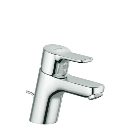Kludi Pure&Easy – praustuvo maišytuvas su plastikiniais išleidimo komplektais, chromas 372850565