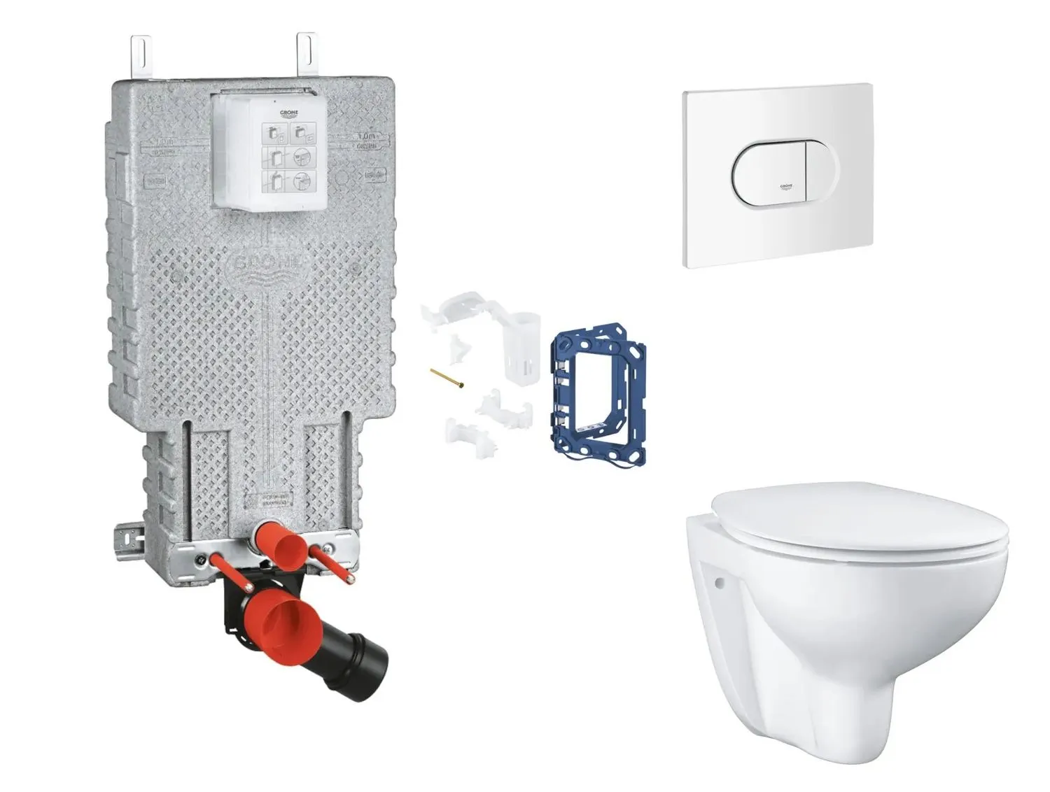 Grohe Uniset - Pie sienas piekaramais