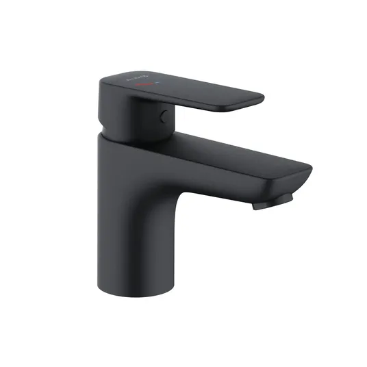 Kludi Pure&Style – praustuvo maišytuvas, EcoPlus, juodas matinis 403893975