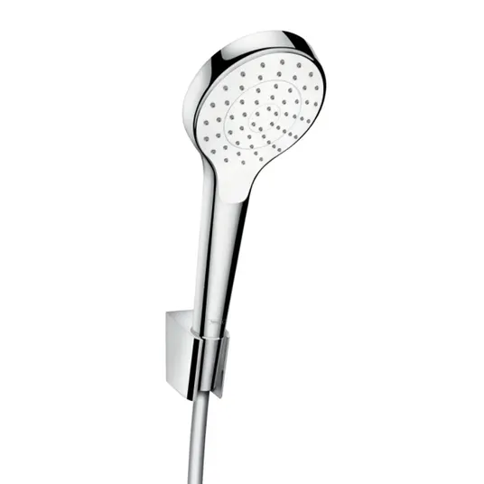 Hansgrohe Croma Select S - Duššpea 1jet, Porter, komplekt 1,60 m, valge / kroom 26410400
