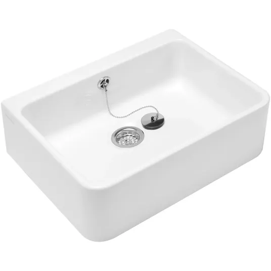 Villeroy & Boch O.novo - Kriauklė, 60x50 cm, Keramika, CeramicPlus, Alpine White 632200R1