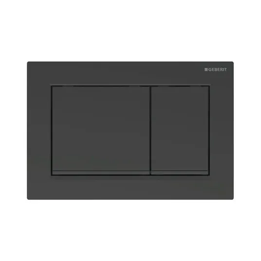 Geberit Omega20 - nuleidimo plokštelė, matinės juodos spalvos 115.080.16.1
