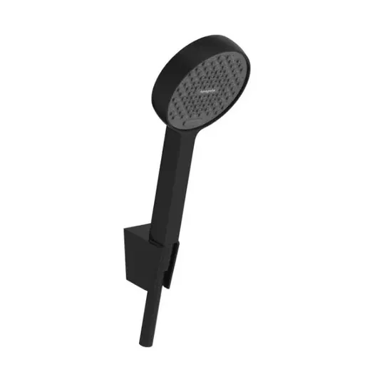 Hansgrohe Activera Select S - Käsidušš, hoidik ja voolikukomplekt, 2 pihustustüüpi, EcoSmart, matt must 28054670