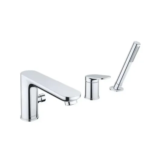 Duravit Wave – vonios krašto maišytuvas, 3 skylių montavimas, chromas WA5260000010
