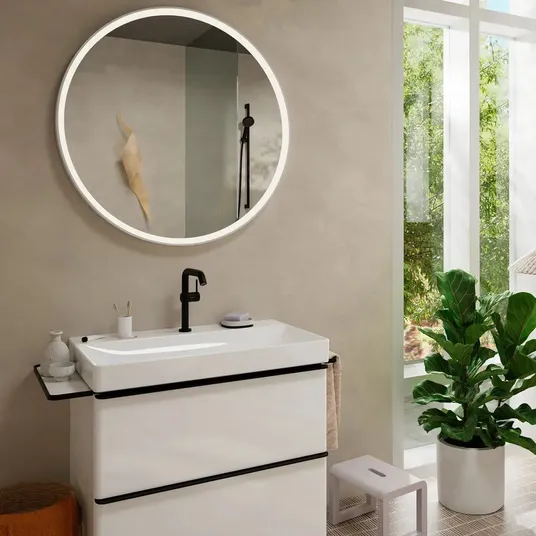 Hansgrohe Tecturis S - kraanikaussi kraanikaussi Push-Open äravoolukomplektiga, CoolStart, EcoSmart, mattmust 73360670