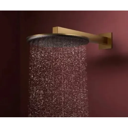 Hansgrohe Raindance Alive S – dušo galvutė, skersmuo 30 cm, EcoSmart, šlifuotas bronzos spalvos 24521140