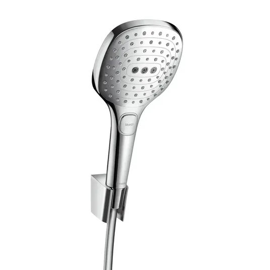 Hansgrohe Raindance Select E - Duššpea 120, koos tarvikutega, 3 düüsi, kroomitud 26720000