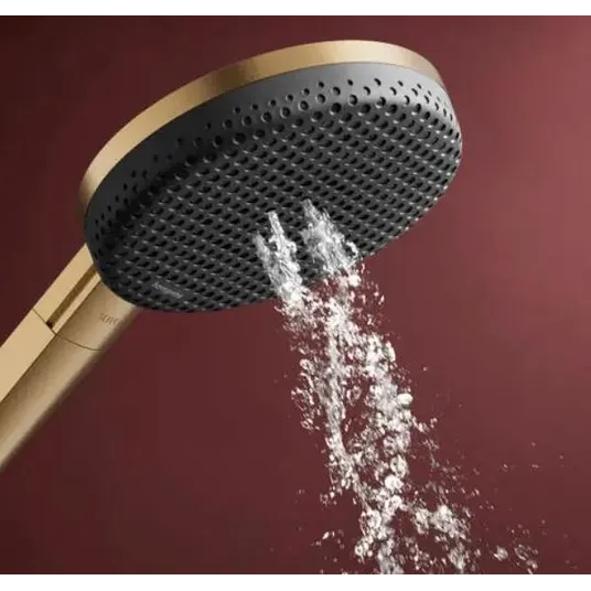 Hansgrohe Raindance Alive Select S – rankinis dušas, 3 srovių tipai, EcoSmart+, šlifuotas bronzos spalvos 24512140