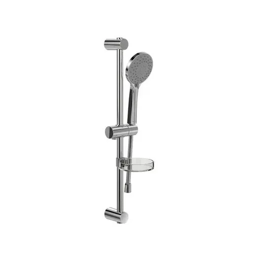 Villeroy & Boch Universal Showers – dušo komplektas: rankinis dušas, stovas ir žarna, 3 srovių tipai, chromas TVS109004UK061