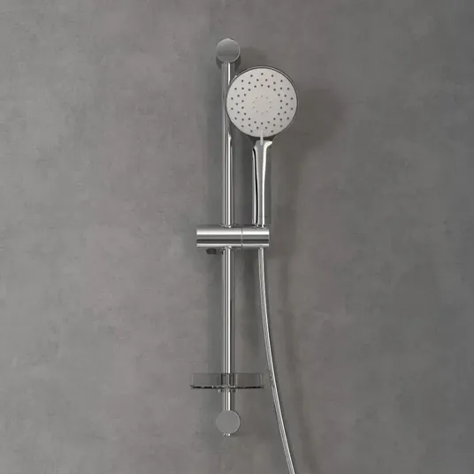 Villeroy & Boch Universal Showers – dušo komplektas: rankinis dušas, stovas ir žarna, 3 srovių tipai, chromas TVS109004UK061