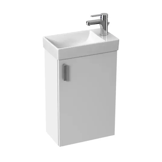 Jika Petit - Praustuvas su spintele 41x66x23 cm, baltas H45J5111753001