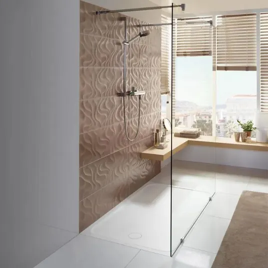 Villeroy & Boch Lifetime Plus dušo padėklas, 140x80 cm, neslystantis, Alpine White spalvos, 6223S301