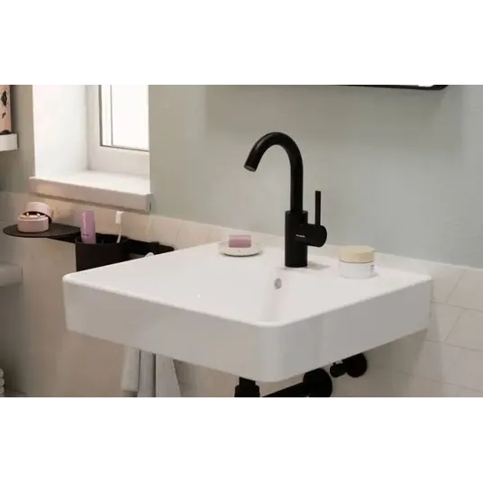 Hansgrohe Zesis S - kraanikaussi kraanikaussi koos äravoolukomplektiga, CoolStart, EcoSmart+, matt must 74740670
