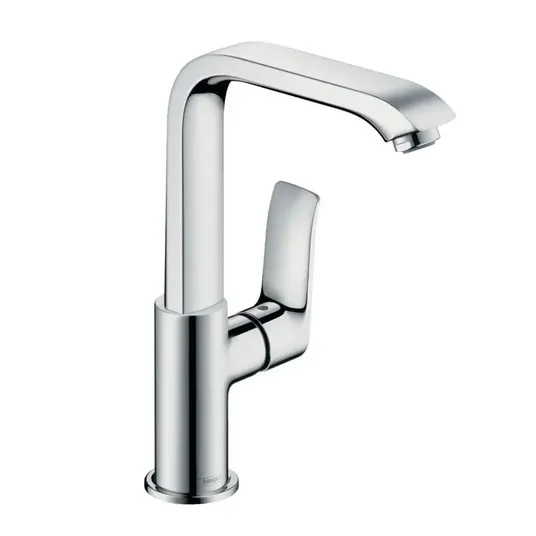 Hansgrohe Metris New - Ühe kangiga valamusegisti 230 koos Push-Open äravoolukomplektiga, kroomitud 31187000