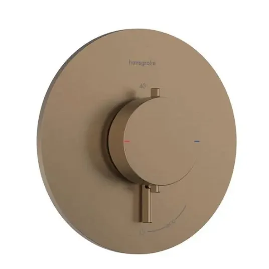 Hansgrohe Ecostat Comfort S – paslėptas dušo maišytuvas su termostatu, šlifuotas bronzos spalvos 33714140