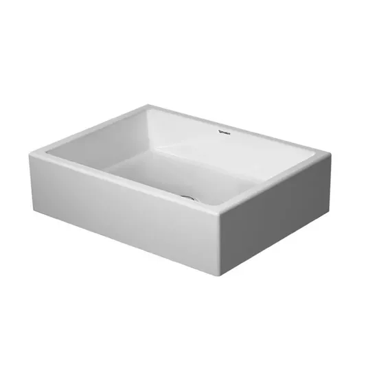 Duravit Vero Air praustuvas, 50x38 cm, be perpildymo angos, be skylės maišytuvui, baltas 2351500000