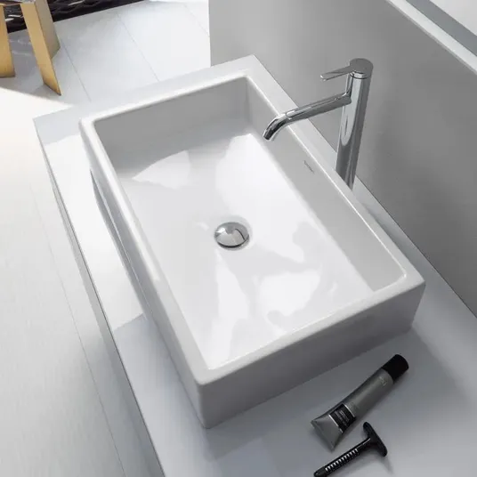 Duravit Vero Air praustuvas, 50x38 cm, be perpildymo angos, be skylės maišytuvui, baltas 2351500000