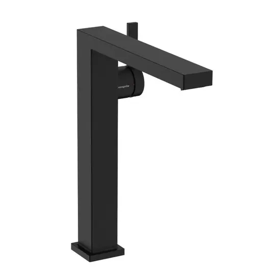 Hansgrohe Tecturis E - kraanikaussi kraanikaussi Push-Open äravoolukomplektiga, CoolStart, EcoSmart, mattmust 73070670
