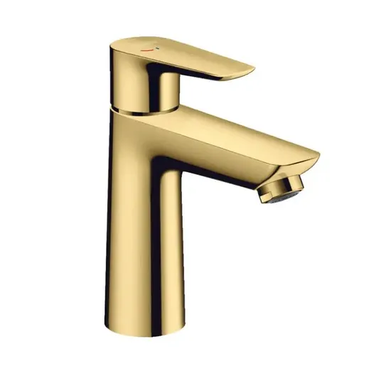Hansgrohe Talis E - valamusegisti koos äravoolukomplektiga, CoolStart, poleeritud kuld 71713990