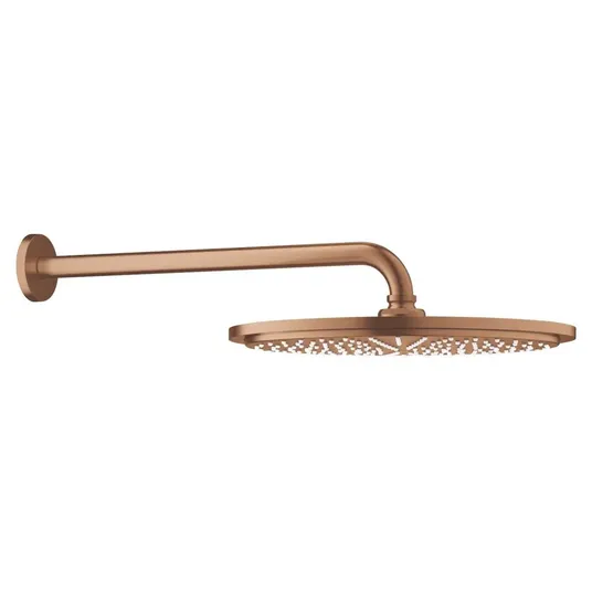 Grohe Rainshower Cosmopolitan – dušo galvutė 310, išsikišimas 38 cm, 1 srautas, šiltas šepetukuotas saulėlydis 26066DL0