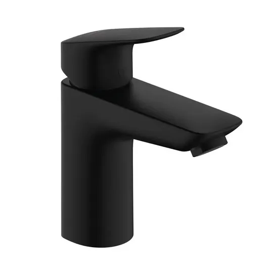 Hansgrohe Logis - Kraanikauss koos äravoolukomplektiga, CoolStart, EcoSmart, matt must 71102670