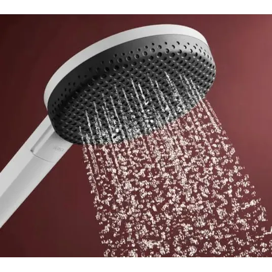 Hansgrohe Raindance Alive Select S – dušo galvutė, 3 srovių tipai, matinė balta 24500700