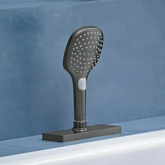 Hansgrohe Raindance Select E - duššpea 120 3jet, must kroom, harjatud 26520340