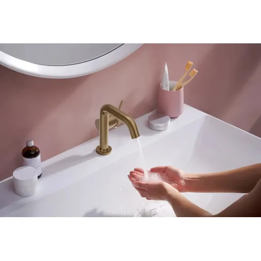 Hansgrohe Tecturis S - valamusegisti koos äravoolukomplektiga, CoolStart, EcoSmart, harjatud pronks 73323140