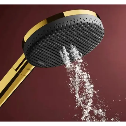 Hansgrohe Raindance Alive Select S – rankinis dušas, 3 srovių tipai, EcoSmart+, poliruotas auksas 24512990
