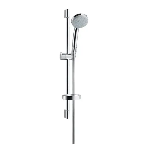 Hansgrohe Croma 100 - Komplekt - Käsidušš Vario + UnicaC seinale paigaldatav statiiv 0,65 m, kroom 27772000