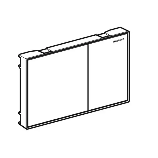 Geberit Sigma60 - Vadības plate, hroms/lava 115.640.JK.1