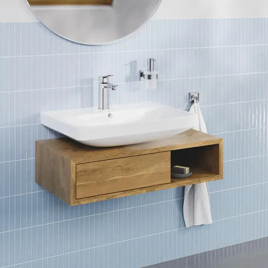 Grohe Dice – praustuvo maišytuvas su išleidimo vožtuvu, chromas 1018320000