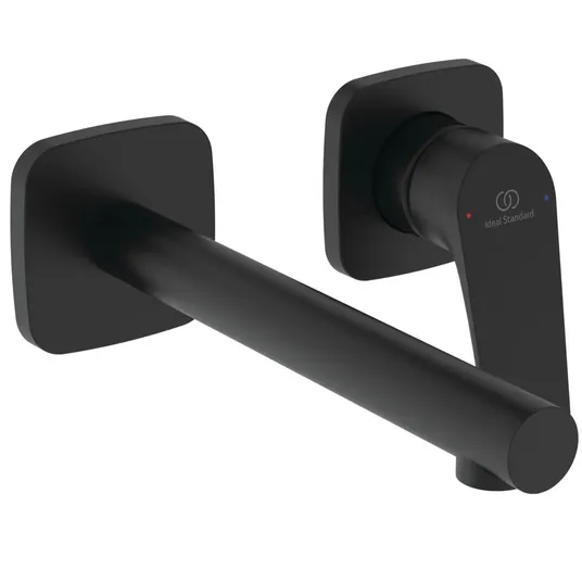 Ideal Standard Ceralife C – paslėpta praustuvo maišytuvas, 2 skylių montavimas, šilkinė juoda BE057XG