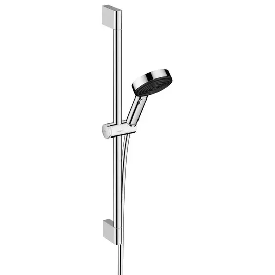 Hansgrohe Pulsify Select - dušikomplekt, 3 dušitüüpi, EcoSmart, 67 cm varras ja voolik, kroomitud 24161000