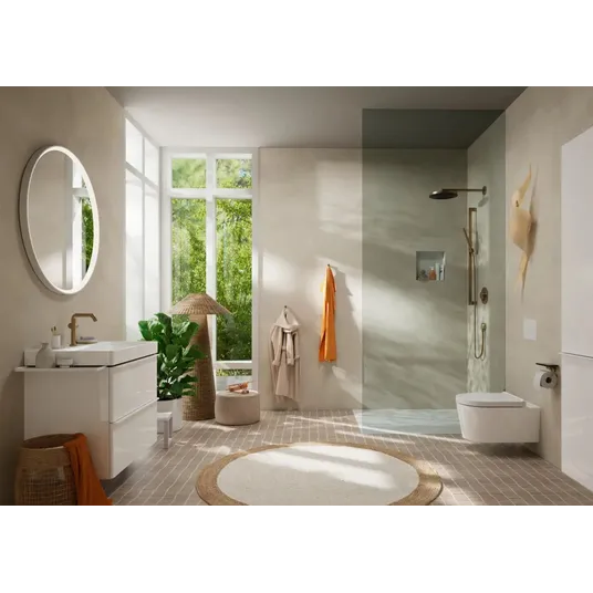 Hansgrohe Tecturis S - valamusegisti Push-Open äravooluga, CoolStart, EcoSmart, harjatud pronks 73340140