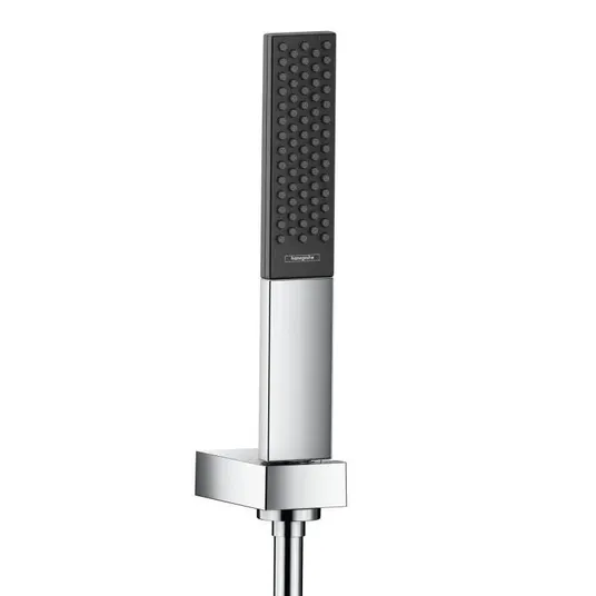 Hansgrohe Rainfinity – dušo galvutės rinkinys 100, 1jet, su strypu ir 1,25 m žarna, chromuotas 26857000