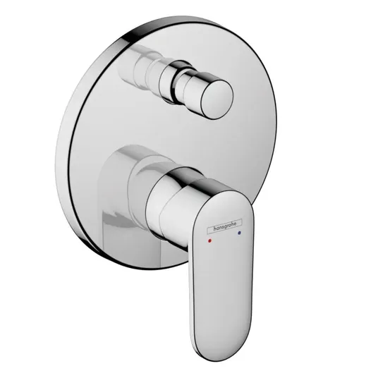 Hansgrohe Vernis Blend – į sieną įmontuojamas vonios maišytuvas, chromuotas 71466000