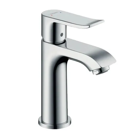 Hansgrohe Metris New - Ühe hoova valamusegisti 100 koos äravoolukomplektiga, kroomitud 31088000