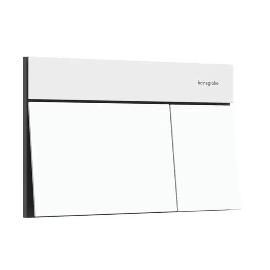 Hansgrohe iFrame Element E - WC nuleidimo plokštelė, matinės baltos spalvos 66003700