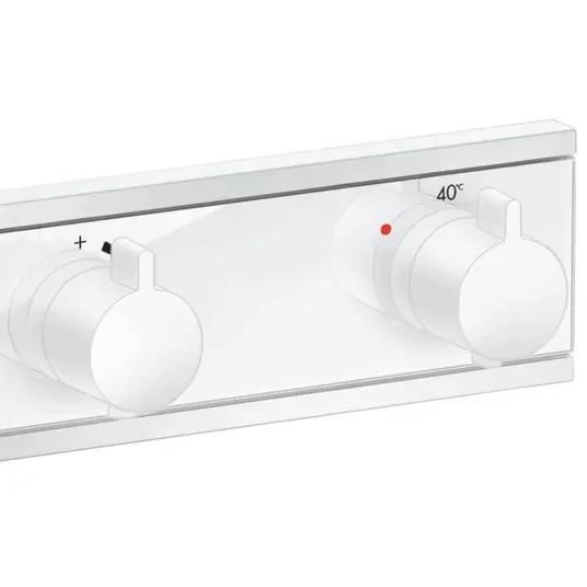 Hansgrohe RainSelect – paslėpta maišytuvas 4 vartotojams, balta matinė 15382700