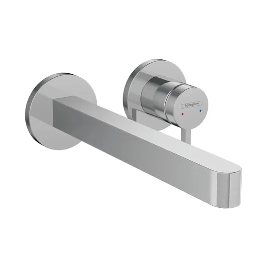 Hansgrohe Finoris - Ühe kangiga valamusegisti, sisseehitatud, 2-auguline paigaldus, EcoSmart, kroomitud 76050000