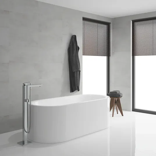 Grohe Eurocube – vonios maišytuvas, montuojamas ant grindų, chromuotas 23672001