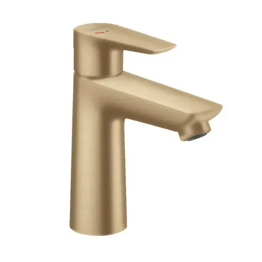 Hansgrohe Talis E – praustuvo maišytuvas su išleidimo komplektu, CoolStart, šlifuotas bronzos spalvos 71713140