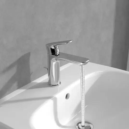 Villeroy & Boch O.novo – praustuvo maišytuvas su išleidimo vožtuvu, AquaSmart, chromas TVW10400300061