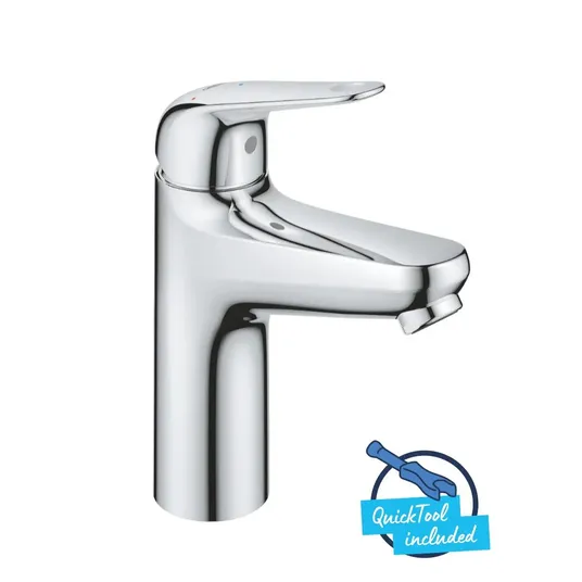 Grohe Swift - kraanikausisegisti Push-Open äravooluga, külmkäivitusega, kroomitud 24329001