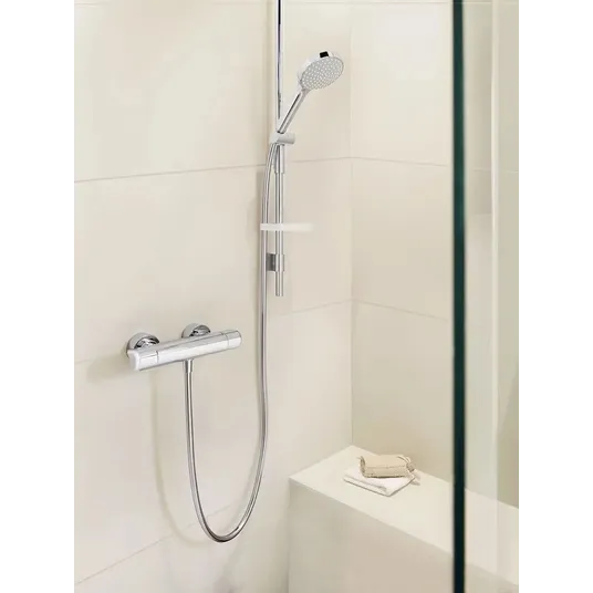 Hansa Care – termostatinis dušo maišytuvas, Thermo Cool, chromas 08707100