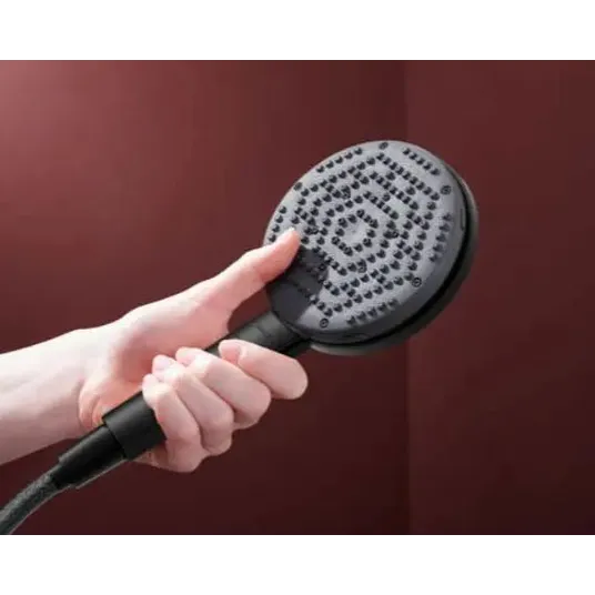 Hansgrohe Raindance Alive Select S – rankinis dušas, 3 srovių tipai, juodas matinis 24500670